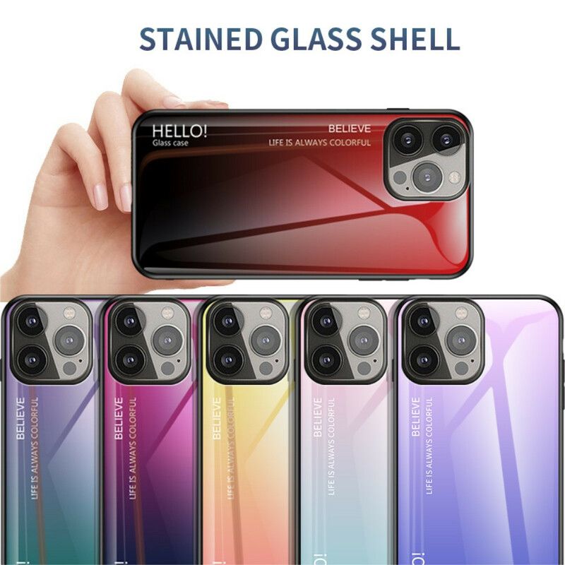 Hülle Iphone 13 Pro Gehärtetes Glas Hallo