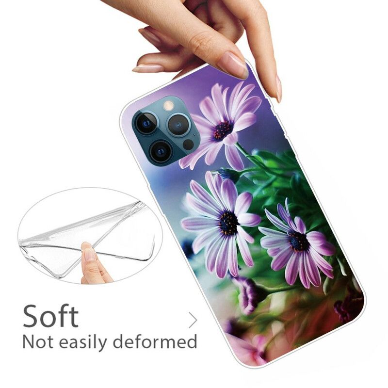 Hülle Iphone 13 Pro Realistische Blumen