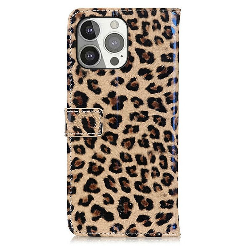 Lederhüllen Für Iphone 13 Pro Leopard