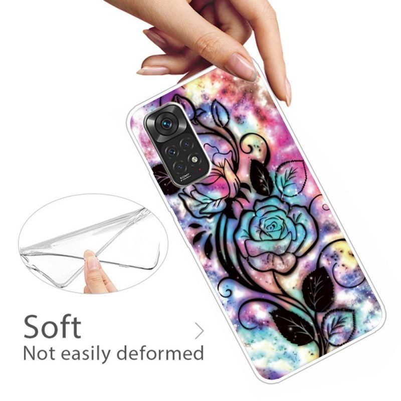 Handyhülle Für Xiaomi Redmi Note 11 Pro / 11 Pro 5G Blumendesign