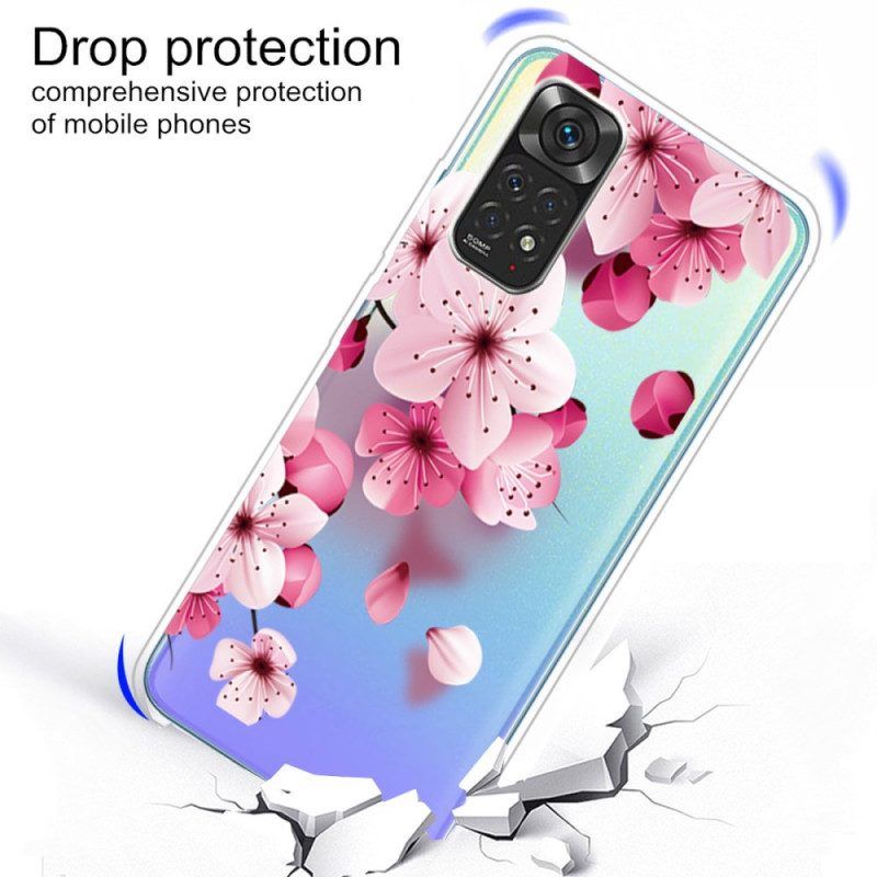 Handyhülle Für Xiaomi Redmi Note 11 Pro / 11 Pro 5G Kleine Rosa Blumen