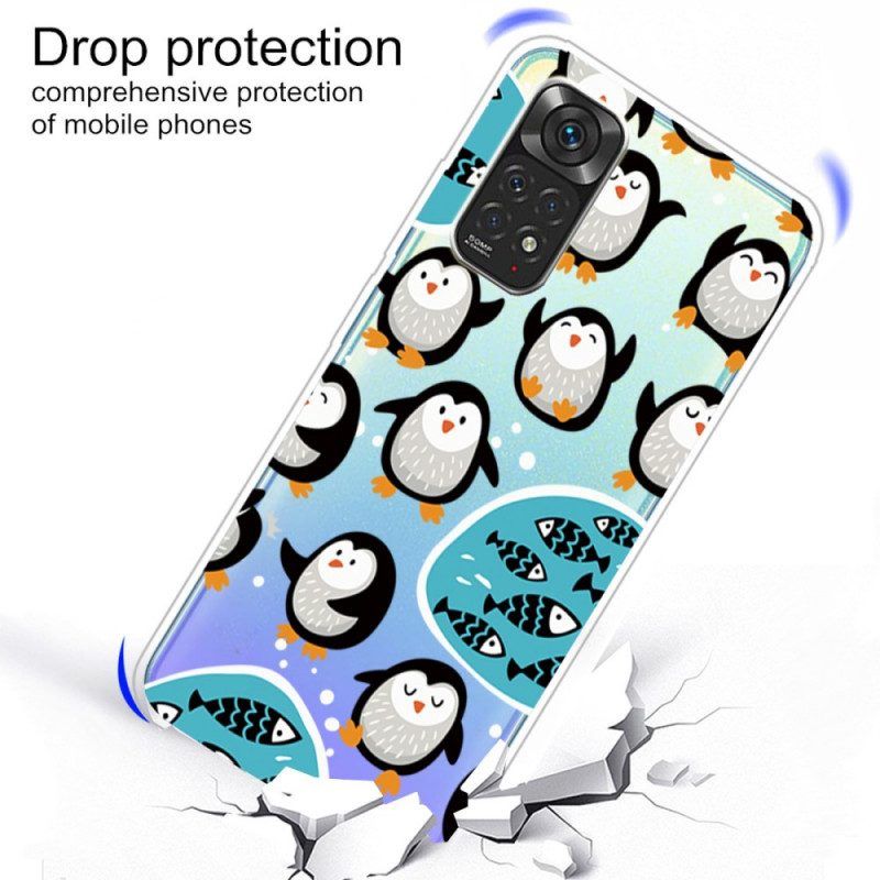 Hülle Für Xiaomi Redmi Note 11 Pro / 11 Pro 5G Pinguine Und Fische