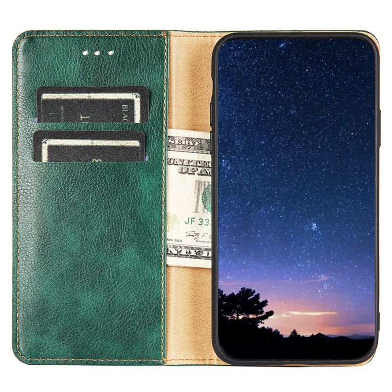 Schutzhülle Für Xiaomi Redmi Note 11 Pro / 11 Pro 5G Flip Case Nähte Aus Kunstleder