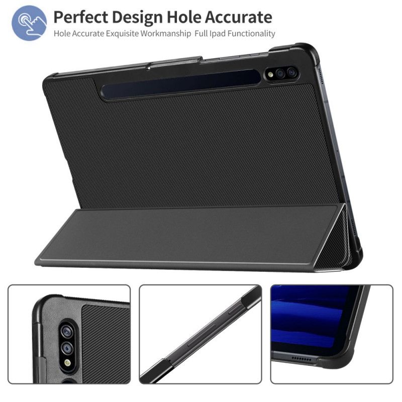 Dreifache Smart Case Mit Stifthalter Samsung Galaxy Tab S7 Plus