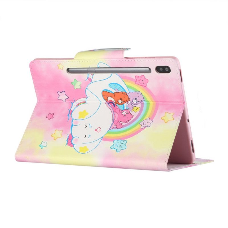 Kunstlederbezug Samsung Galaxy Tab S7 Plus Handyhülle Magic Bears