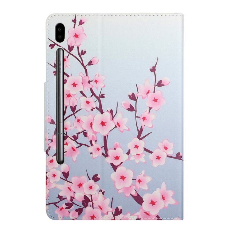 Kunstlederbezug Samsung Galaxy Tab S7 Plus Handyhülle Sakura