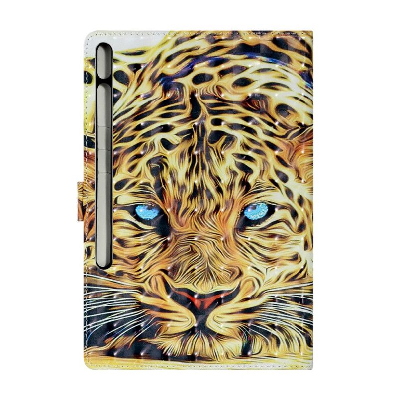 Lederhüllen Samsung Galaxy Tab S7 Plus Tiger Art