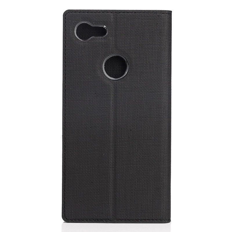 Flip Case Google Pixel 3 Schwarz Strukturiert