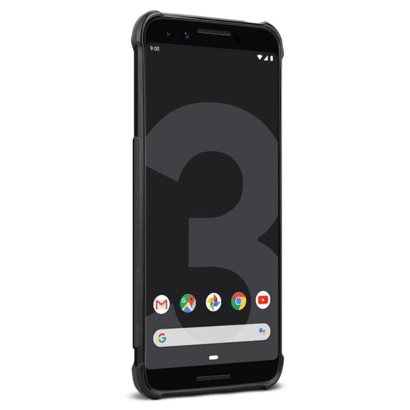 Hülle Google Pixel 3 Handyhülle Imak Gebürstete Kohlefaser