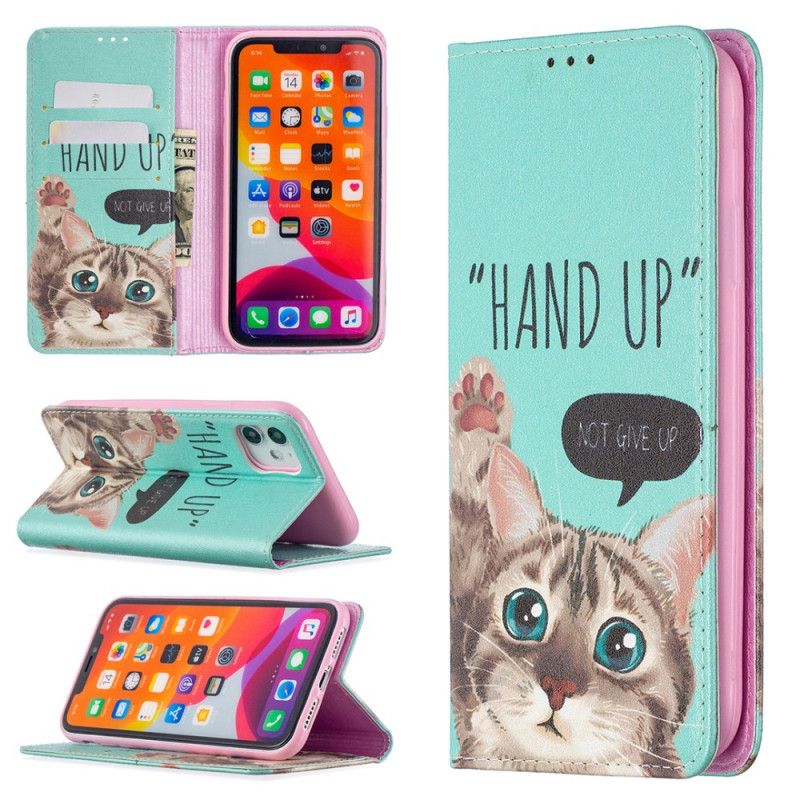 Flip Case iPhone 11 Hand Hoch