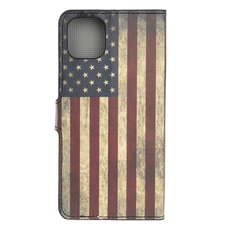 Lederhüllen iPhone 11 Handyhülle Usa-Flagge