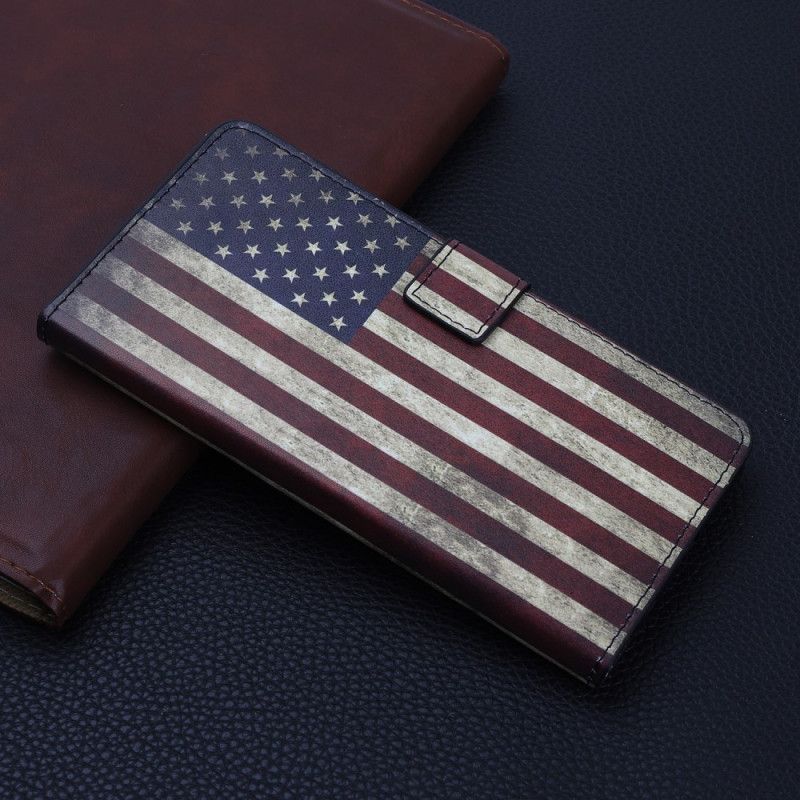 Lederhüllen iPhone 11 Handyhülle Usa-Flagge