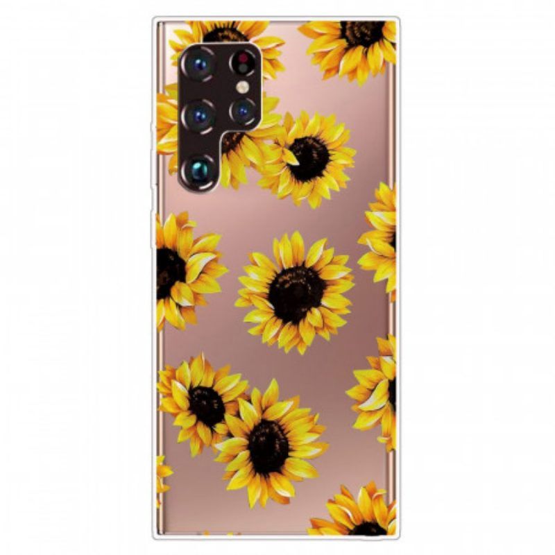 Hülle Für Samsung Galaxy S22 Ultra 5G Sonnenblumen