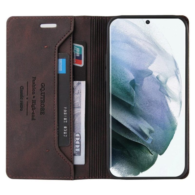 Schutzhülle Für Samsung Galaxy S22 Ultra 5G Flip Case Kunstleder Gq.utrobe