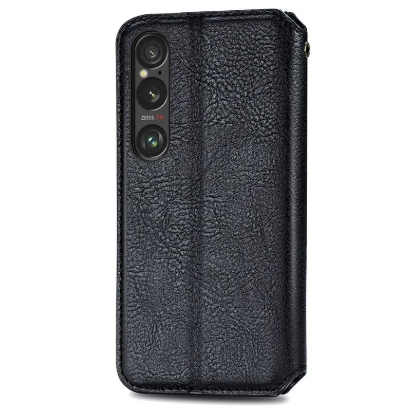 Flip Case Für Sony Xperia 1 Vi Fries In Wildlederoptik