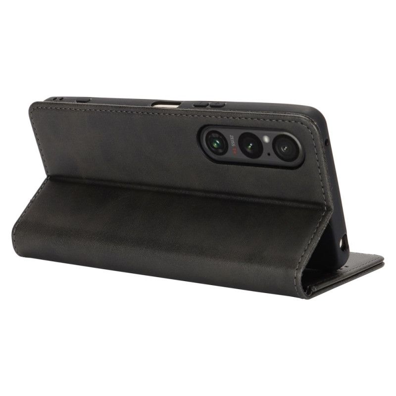 Flip Case Sony Xperia 1 Vi Spaltleder