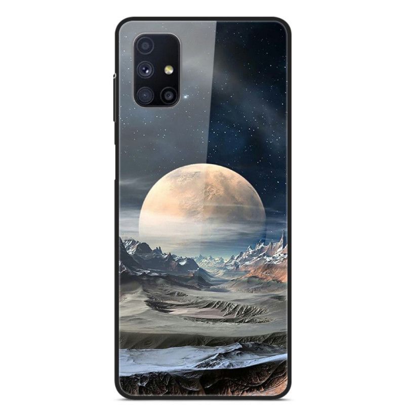 Hülle Samsung Galaxy M51 Hybrider Mond Des Weltraums