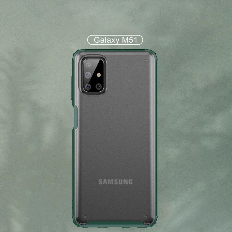 Hülle Samsung Galaxy M51 Schwarz Mattierter Hybrid