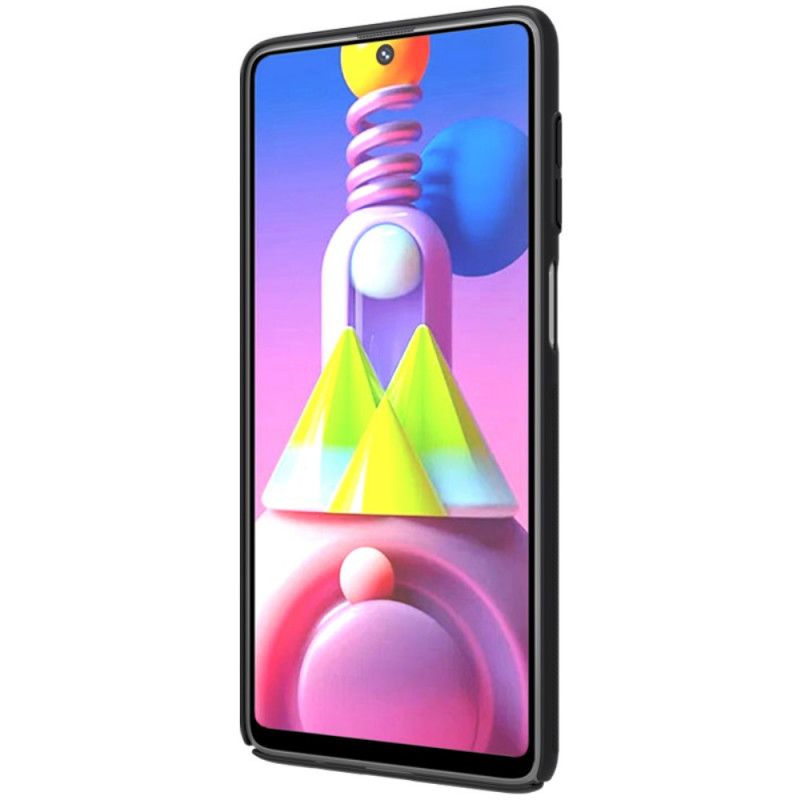 Hülle Samsung Galaxy M51 Schwarz Starrer Gefrosteter Nillkin