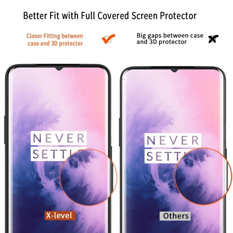 Hülle Für OnePlus 7 Schwarz X-Level Der Guardian-Serie