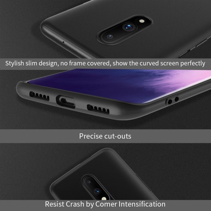 Hülle Für OnePlus 7 Schwarz X-Level Der Guardian-Serie