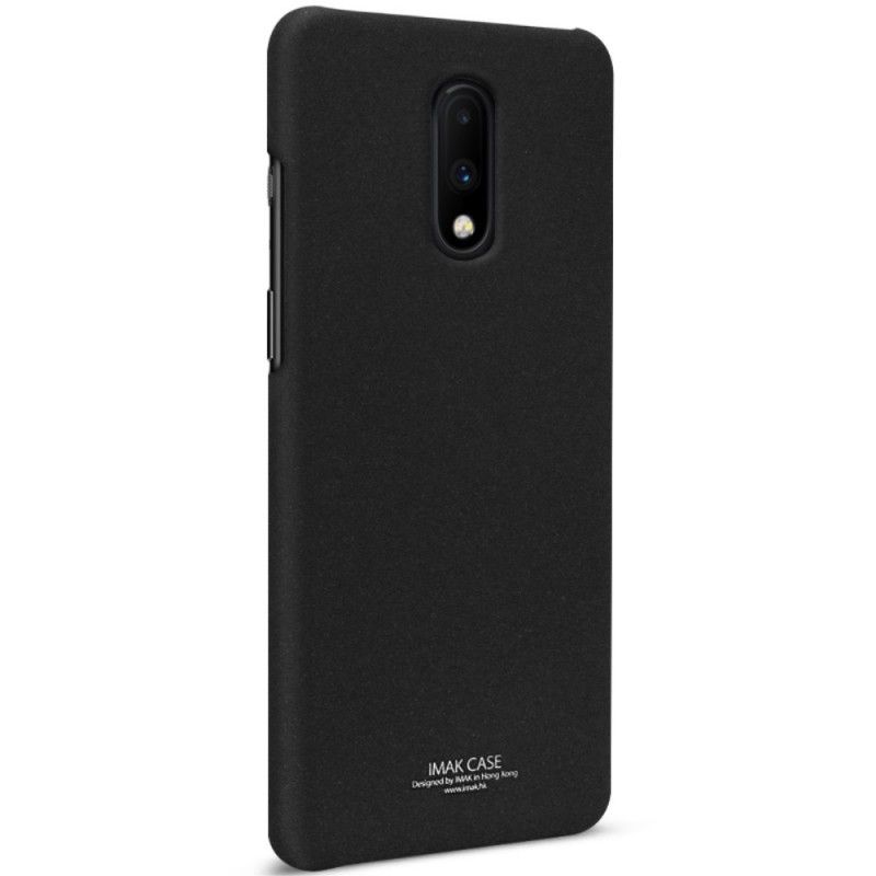 Hülle OnePlus 7 Schwarz Handyhülle Imak-Ring