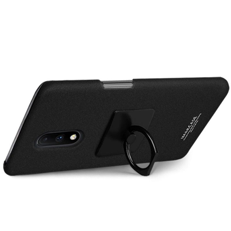 Hülle OnePlus 7 Schwarz Handyhülle Imak-Ring