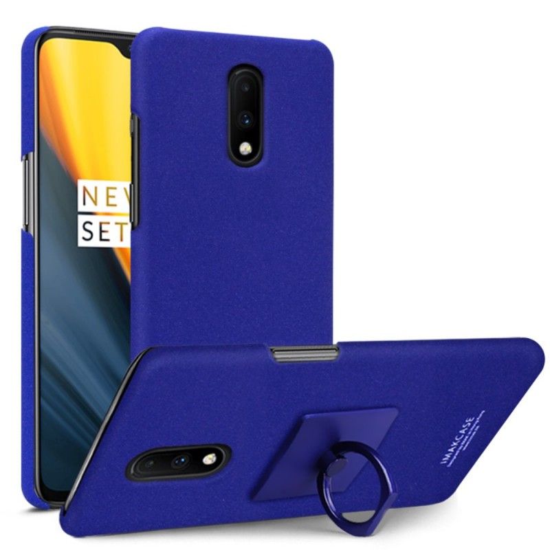 Hülle OnePlus 7 Schwarz Handyhülle Imak-Ring