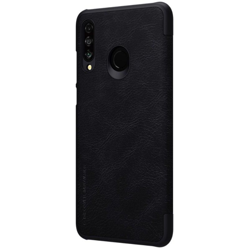 Flip Case Für Huawei P30 Lite Schwarz Nillkin-Qin-Serie