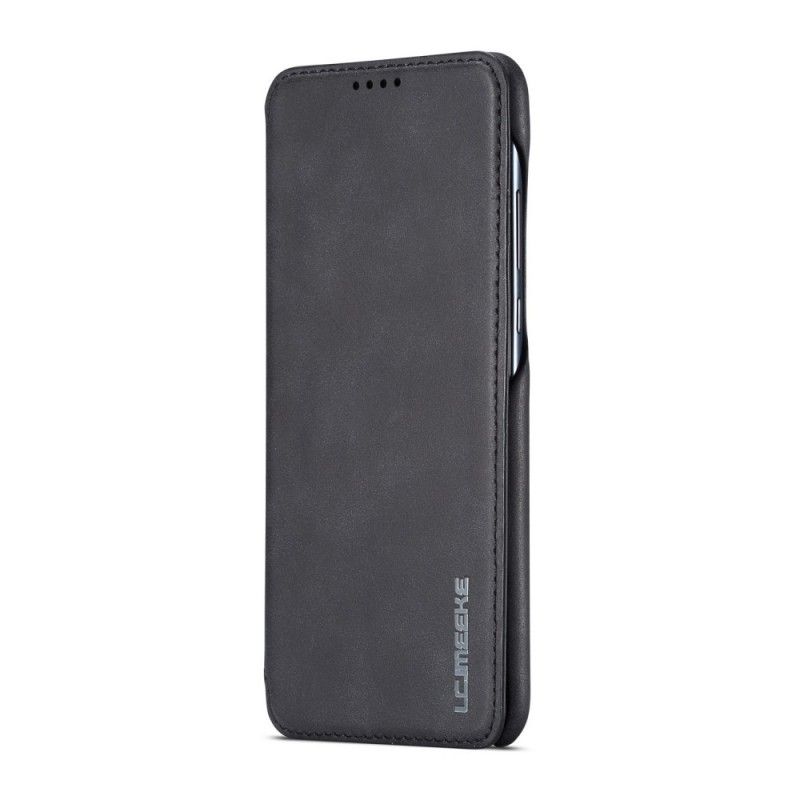 Flip Case Huawei P30 Lite Schwarz Lc.Imeeke Ledereffekt