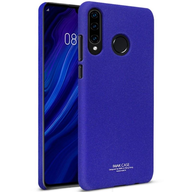 Hülle Huawei P30 Lite Dunkelblau Seidenserie