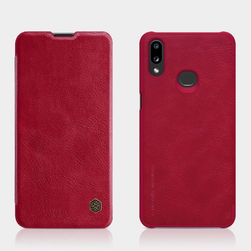 Flip Case Samsung Galaxy A10S Rot Handyhülle Nillkin-Qin-Serie