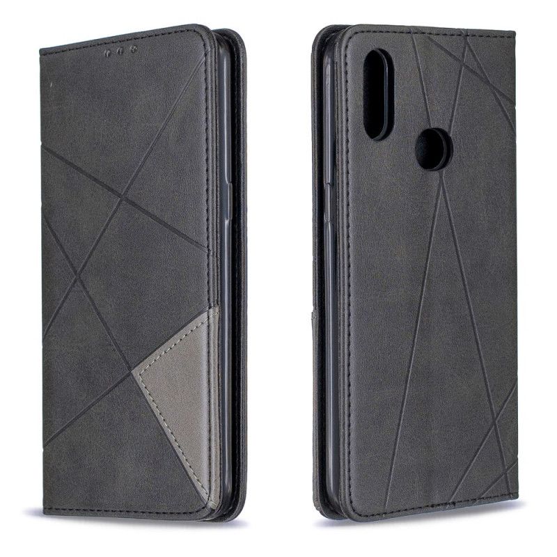 Flip Case Samsung Galaxy A10S Schwarz Künstlerstil