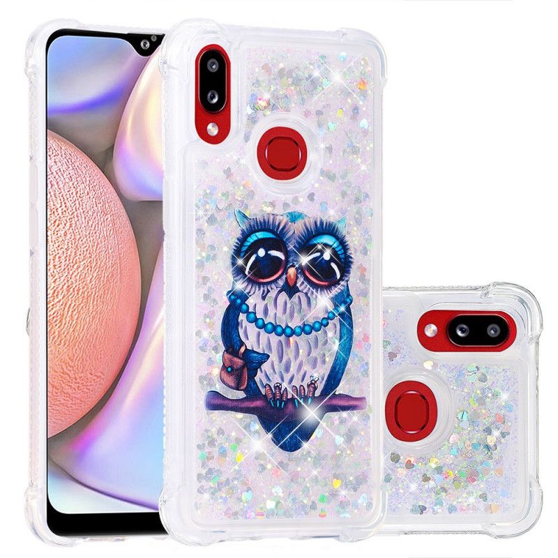 Hülle Für Samsung Galaxy A10S Miss Owl Glitter