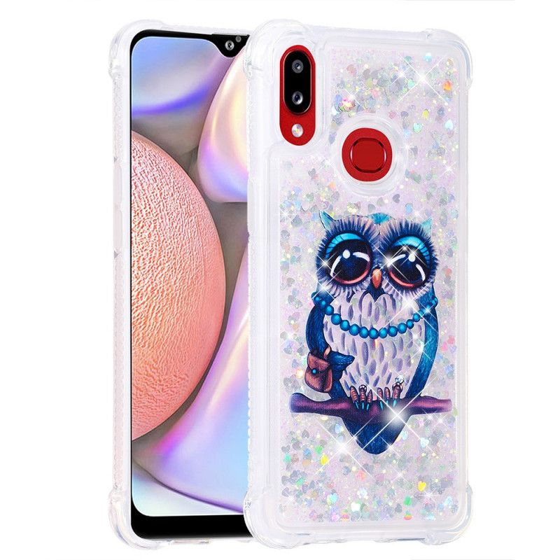 Hülle Für Samsung Galaxy A10S Miss Owl Glitter