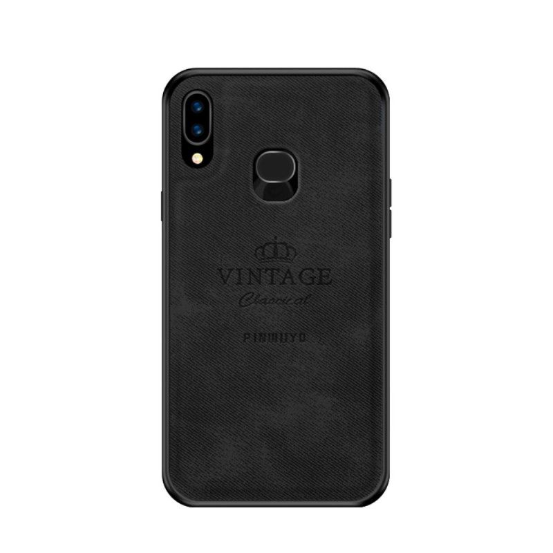 Hülle Samsung Galaxy A10S Schwarz Ehrenwerter Vintage Pinwuyo