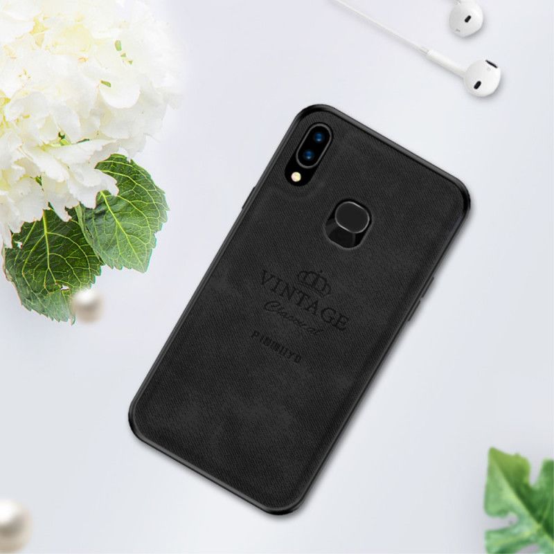 Hülle Samsung Galaxy A10S Schwarz Ehrenwerter Vintage Pinwuyo