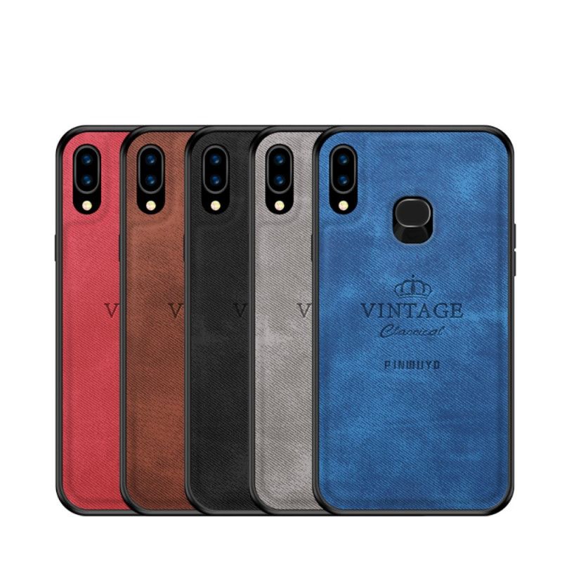 Hülle Samsung Galaxy A10S Schwarz Ehrenwerter Vintage Pinwuyo