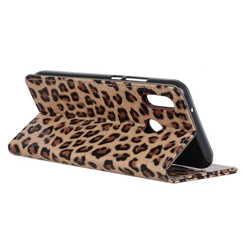 Lederhüllen Für Samsung Galaxy A10S Leopard