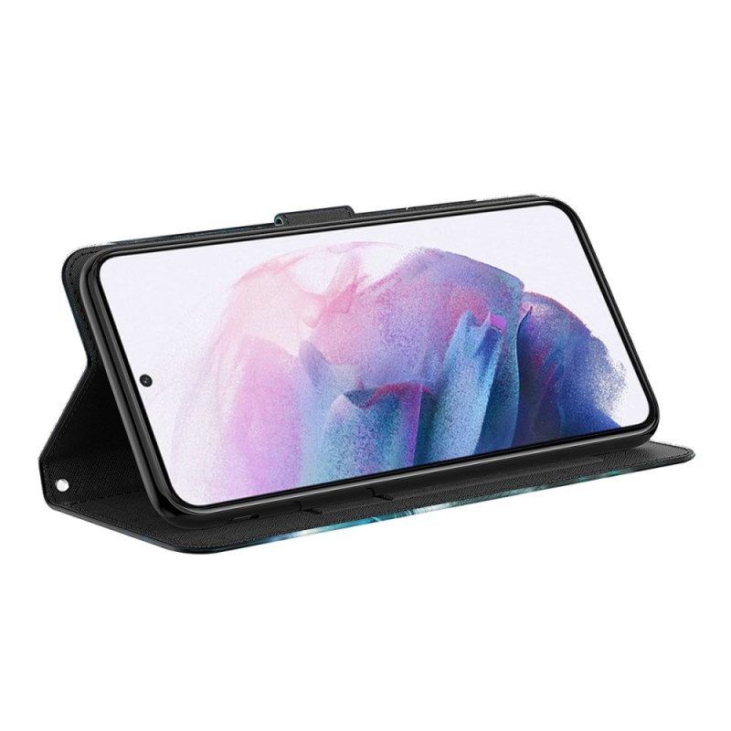 Flip Case Für Samsung Galaxy A13 5G / A04s Ernest Der Tiger