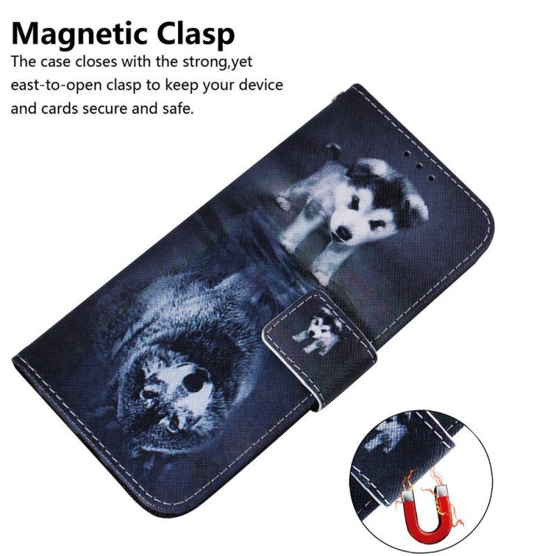 Flip Case Für Samsung Galaxy A13 5G / A04s Ernesto Der Wolf