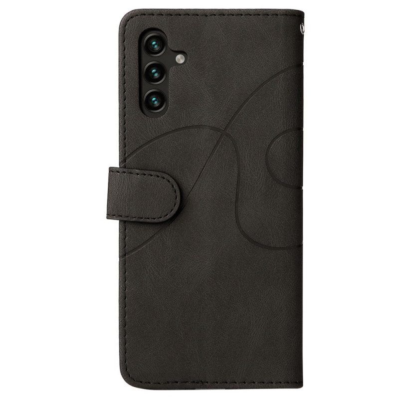 Flip Case Für Samsung Galaxy A13 5G / A04s Zweifarbig