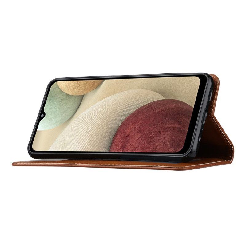 Schutzhülle Für Samsung Galaxy A13 5G / A04s Flip Case Kartenhalter Aus Kunstleder