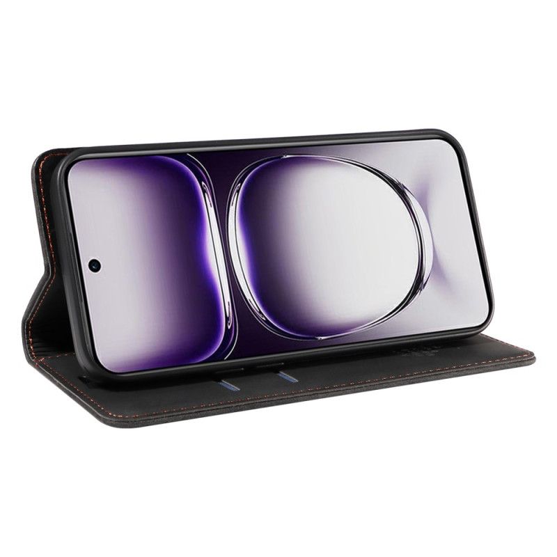 Flip Case Oppo Reno 12 5g Betopnice Rfid-blockierung In Wildlederoptik