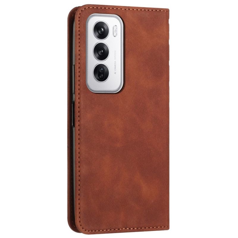 Flip Case Oppo Reno 12 5g Rautenmuster