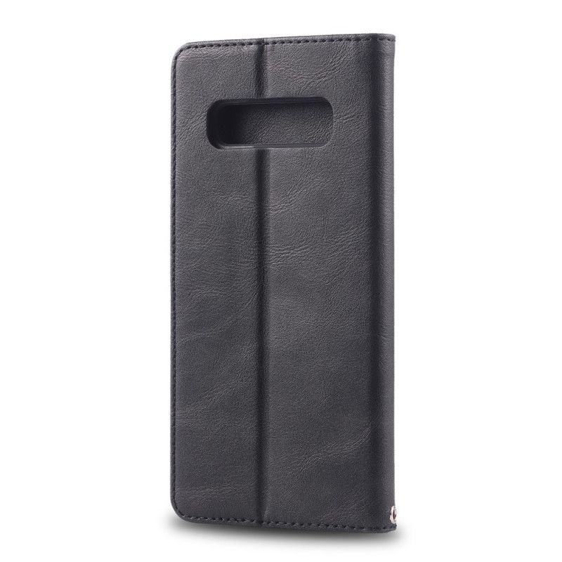 Flip Case Samsung Galaxy S10 5G Schwarz Retro-Azns