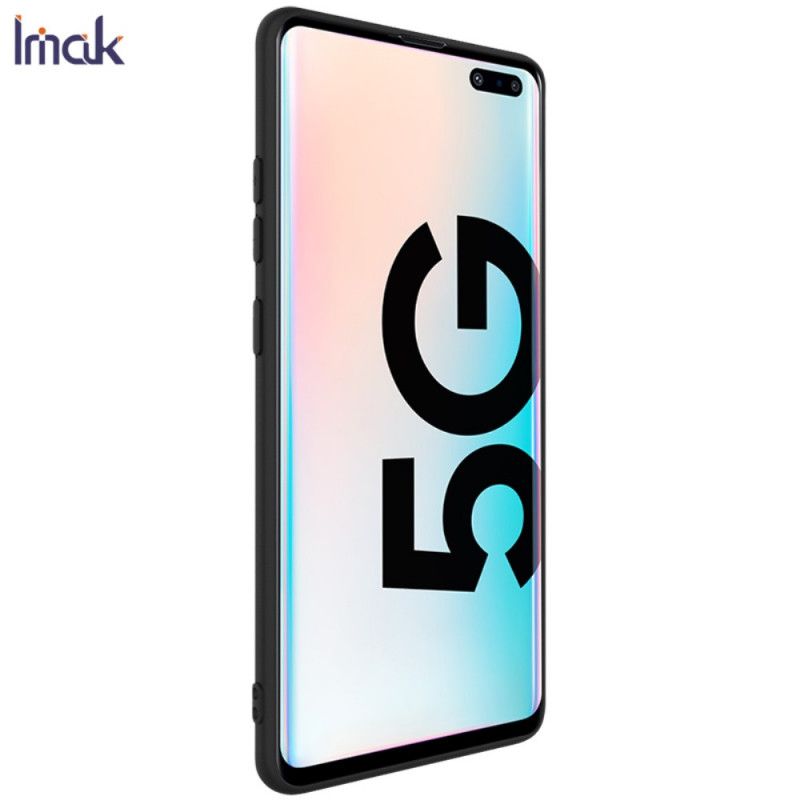 Hülle Für Samsung Galaxy S10 5G Schwarz Silikonmatte Der Uc-1-Serie Imak