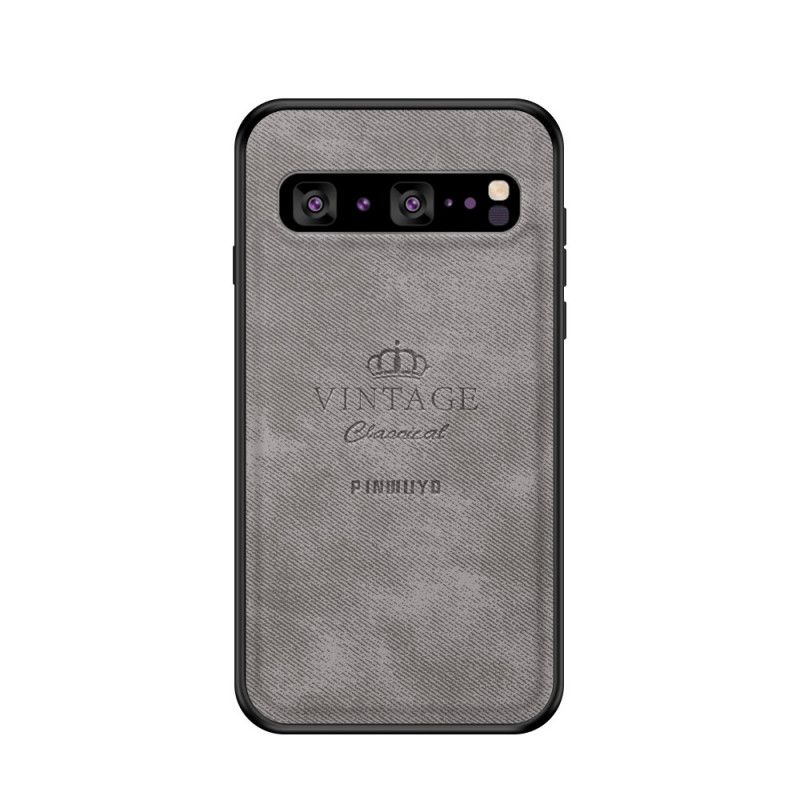 Hülle Samsung Galaxy S10 5G Grau Ehrenwerter Vintage Pinwuyo