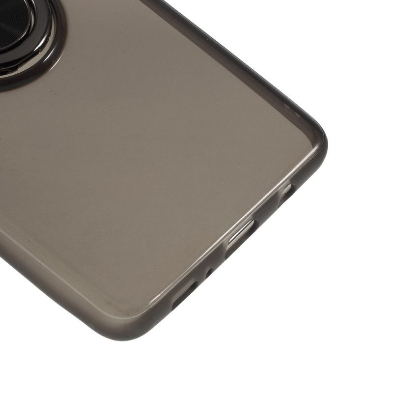 Hülle Samsung Galaxy S10 5G Grau Transparenter Metallring