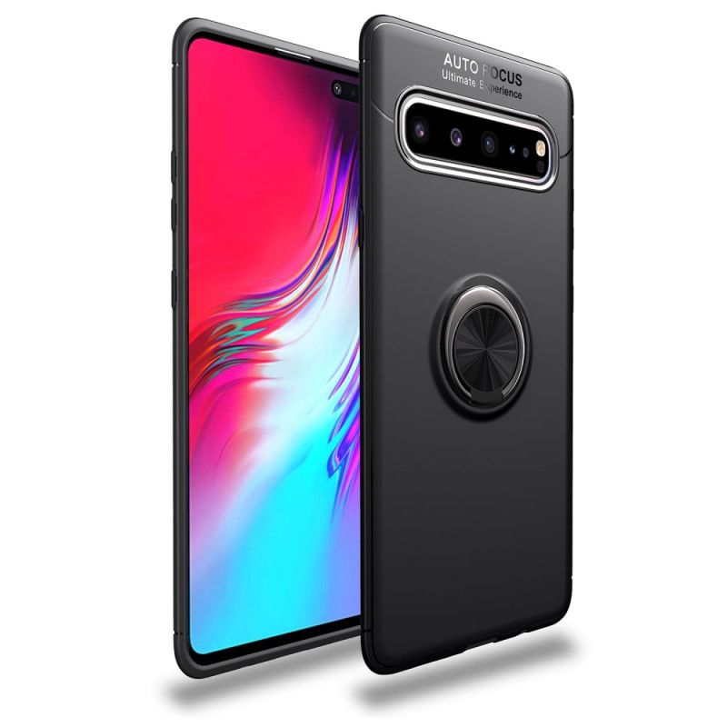 Hülle Samsung Galaxy S10 5G Schwarz Lenuo-Drehring